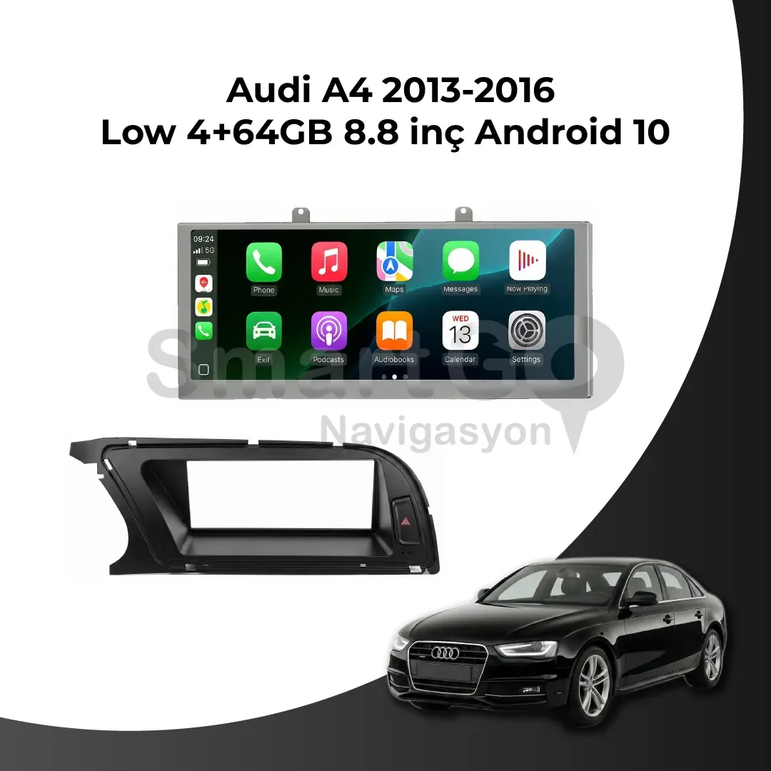 Audi A4 2013-2016 Low 8.8 İnç 4/64 GB Android Multimedya