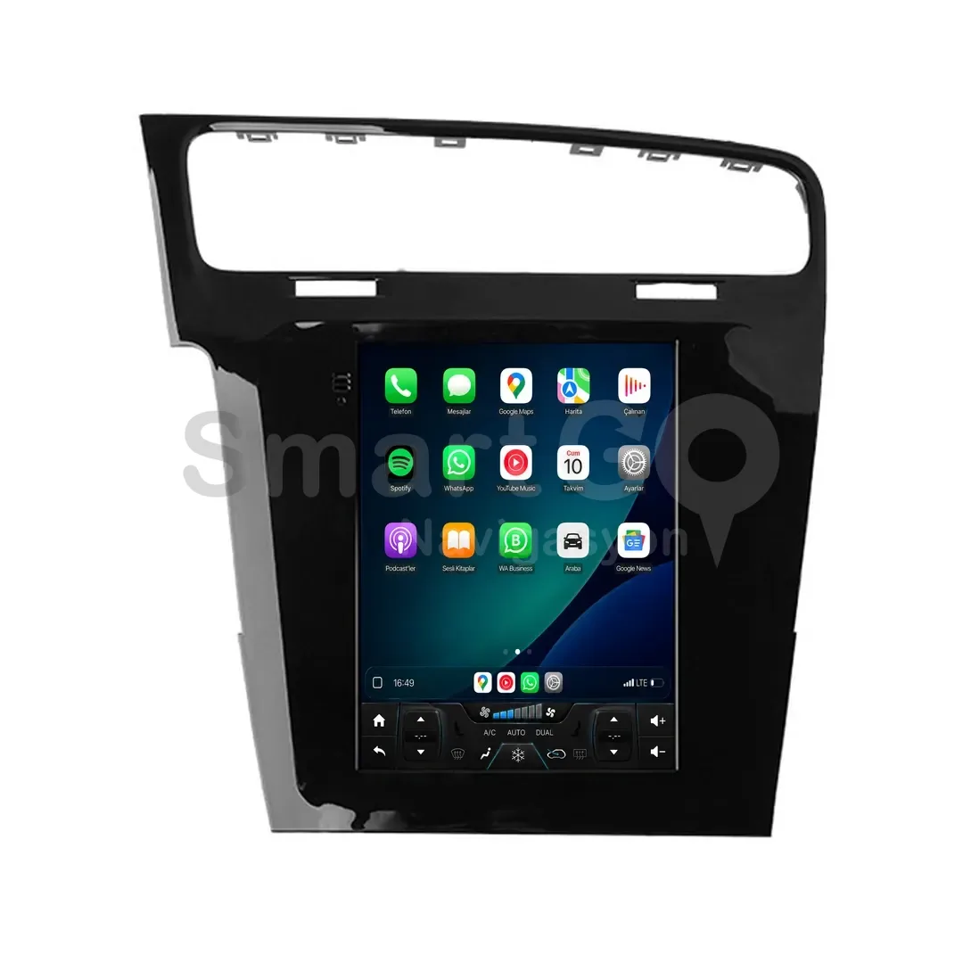 Volkswagen Golf Android Tesla Multimedya Sistemi (2012-2020) - 9.7 İnç
