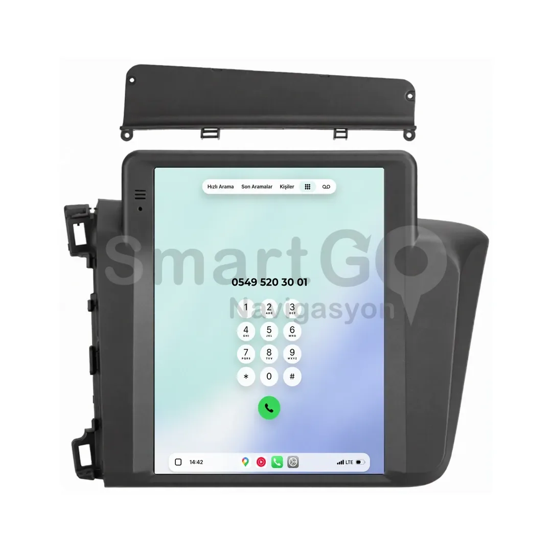 Honda Civic Android Tesla Multimedya Sistemi (2012-2015) - 9.7 İnç