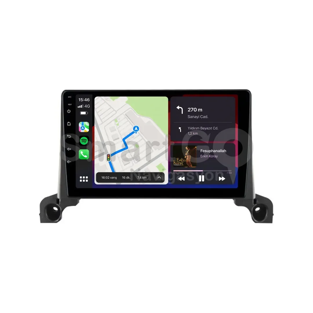 Peugeot 5008 Android Multimedya Sistemi (2017-2023) - 3008 9 İnç