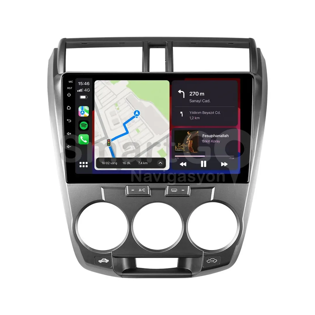 Honda City Android Multimedya Sistemi (2009-2012) - Manuel 10 İnç