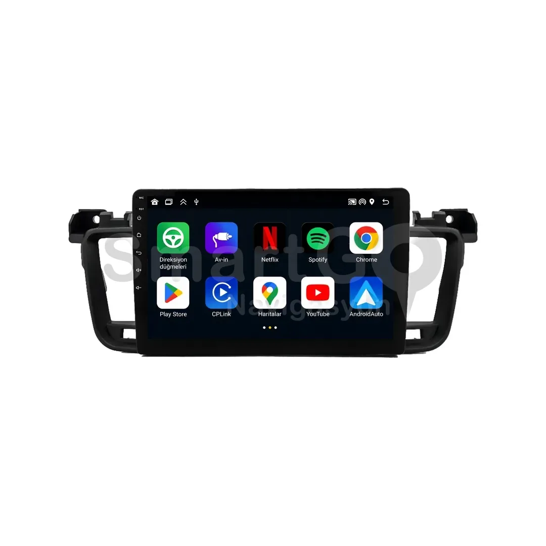 Peugeot 508 Android Multimedya Sistemi (2011-2018) - 9 İnç