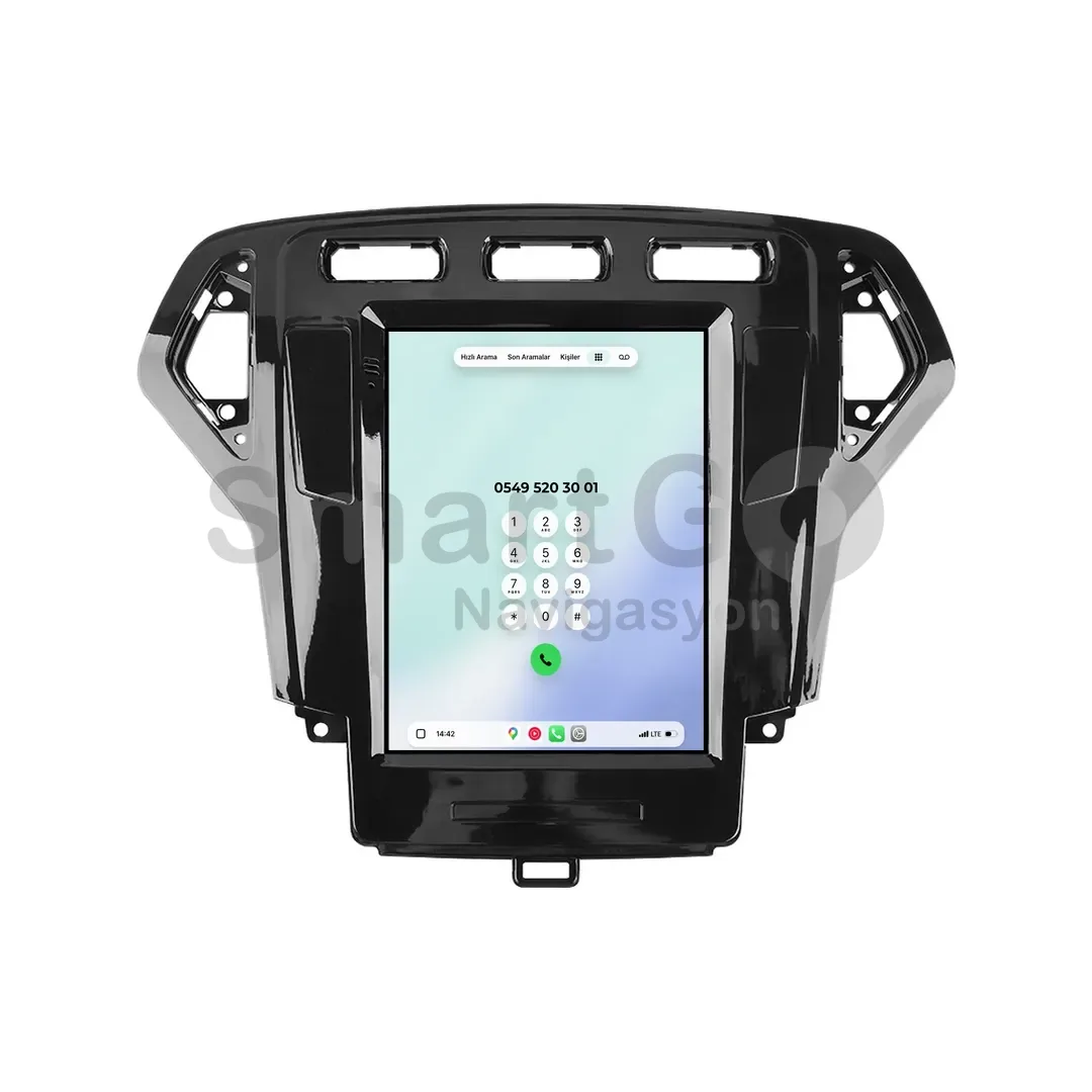 Ford Mondeo Android Siyah Tesla Multimedya Sistemi (2007-2010) - 9.7 İnç