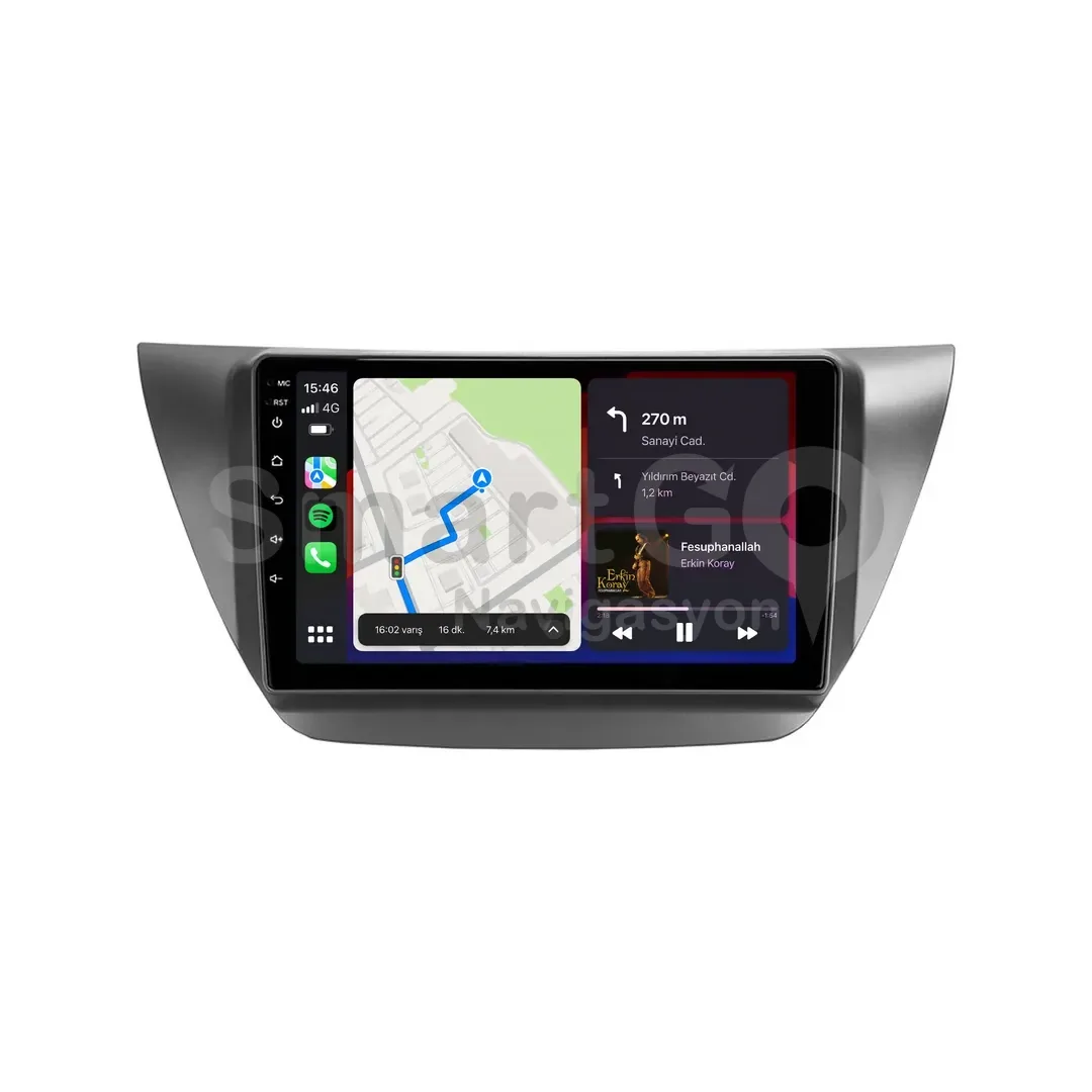 Mitsubishi Lancer Android Multimedya Sistemi (2004-2008) - 9 İnç