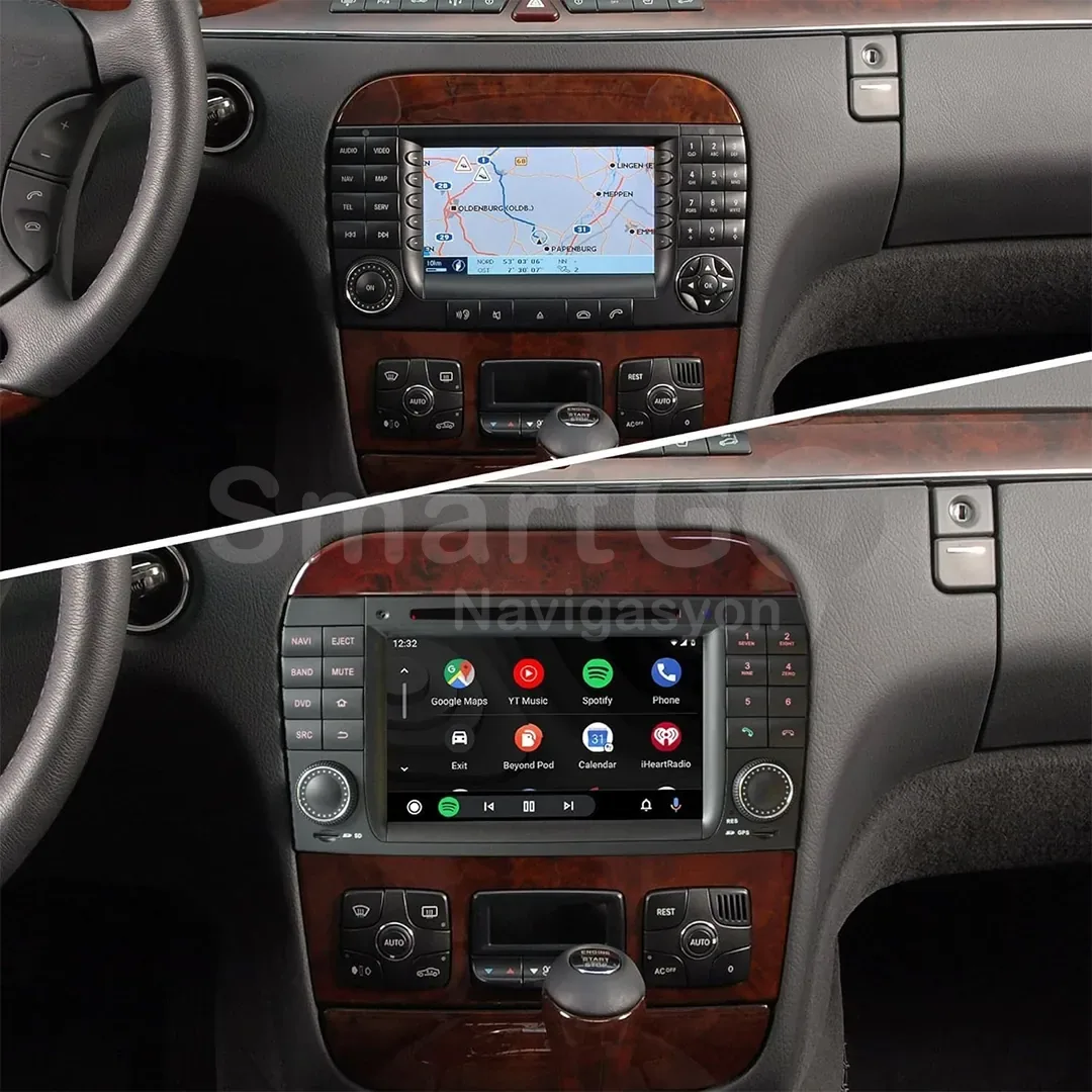 Mercedes Benz S-Class OEM 7.0 İnç Android Multimedya 4+64 GB