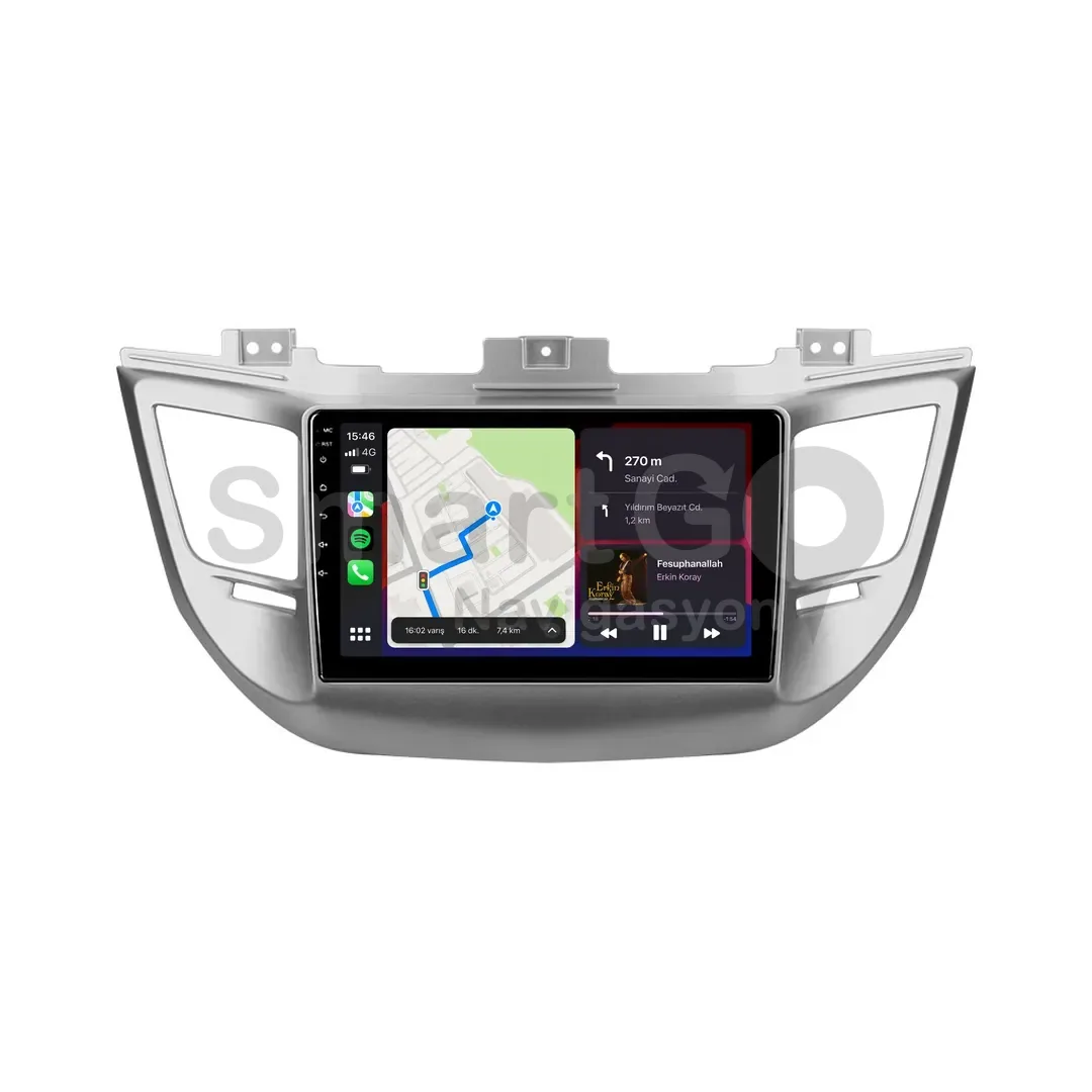 Hyundai Tucson Android Multimedya Sistemi (2015-2018) - 9 İnç