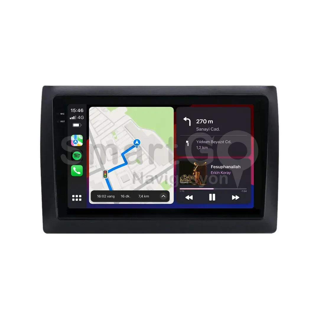 Fiat Stilo Android Multimedya Sistemi (2002-2007) - 9 İnç