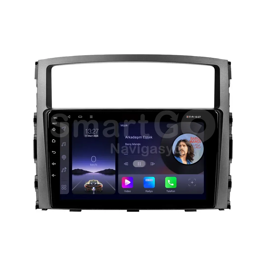 Mitsubishi Pajero Android Multimedya Sistemi (2008-2016) - 9 İnç