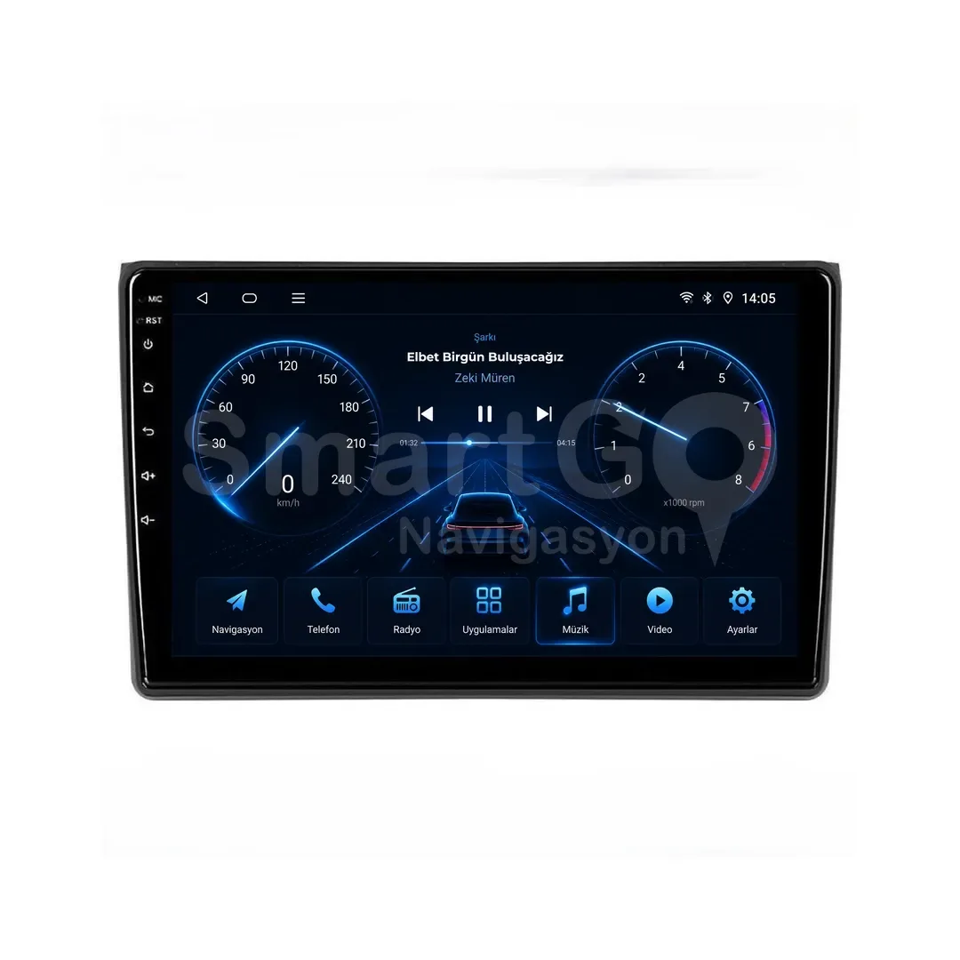 Audi A4 Android Multimedya Sistemi (2002-2008) - 9 İnç