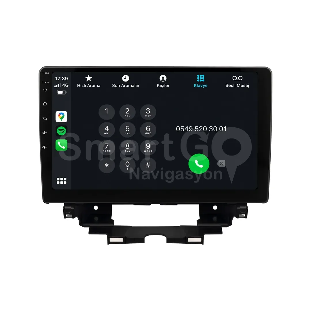 Renault Kangoo Multix Android Multimedya Sistemi (2024-2026) - 10 İnç
