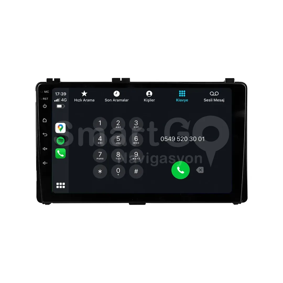 Toyota Corolla Android Multimedya Sistemi (2016-2018) - Auris 9 İnç