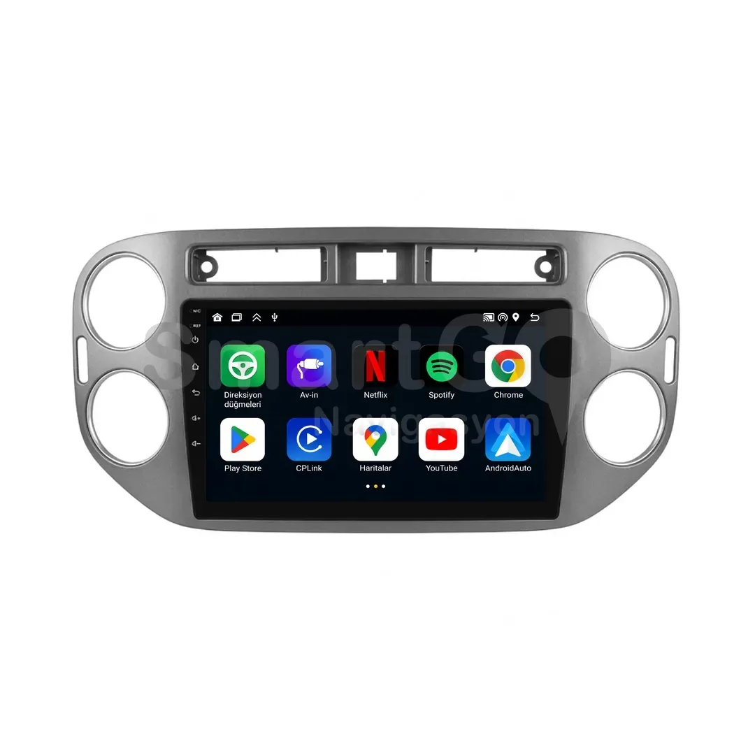 Volkswagen Tiguan Android Multimedya Sistemi (2008-2015) - 9 İnç