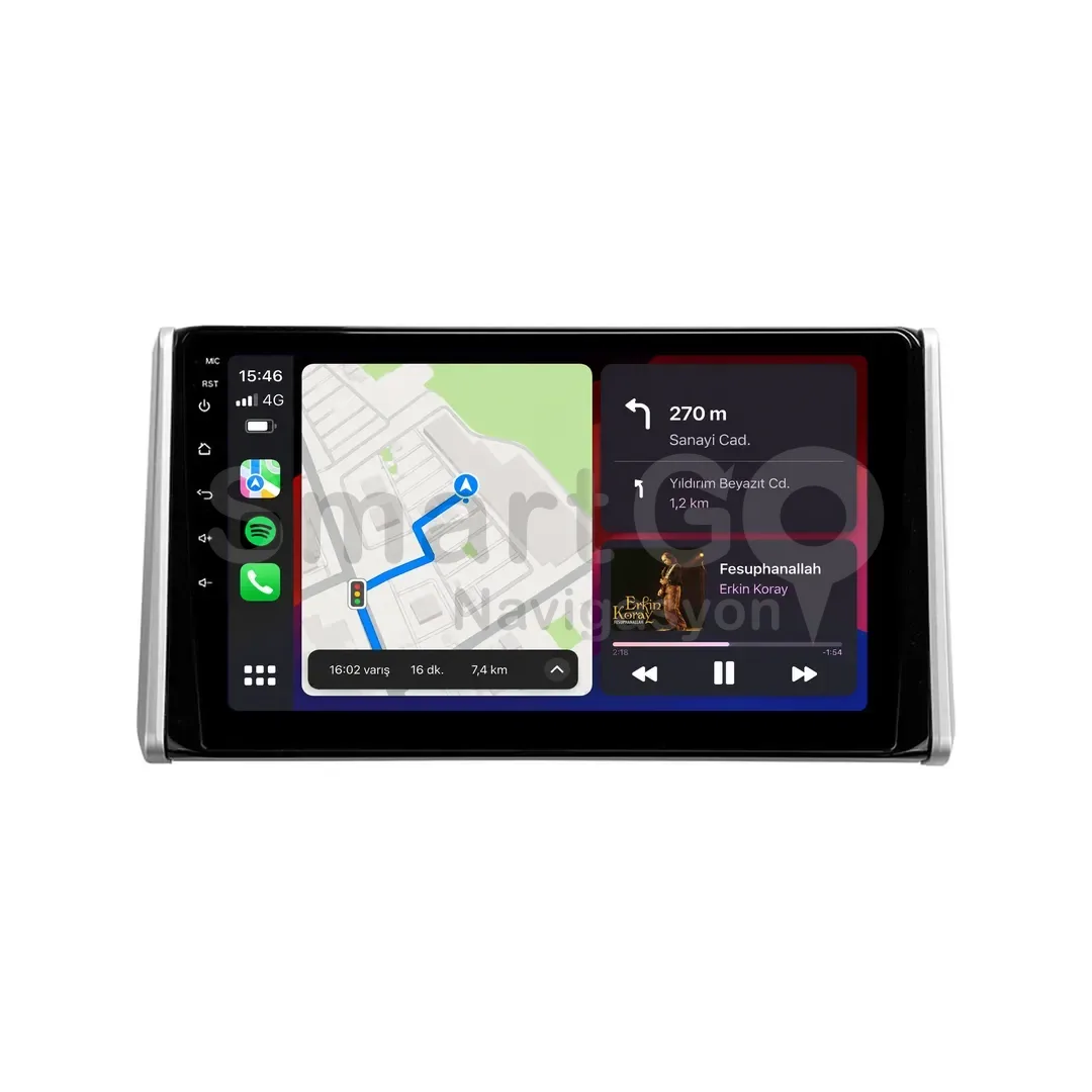 Toyota RAV4 Android Multimedya Sistemi (2019-2022) - 10 İnç