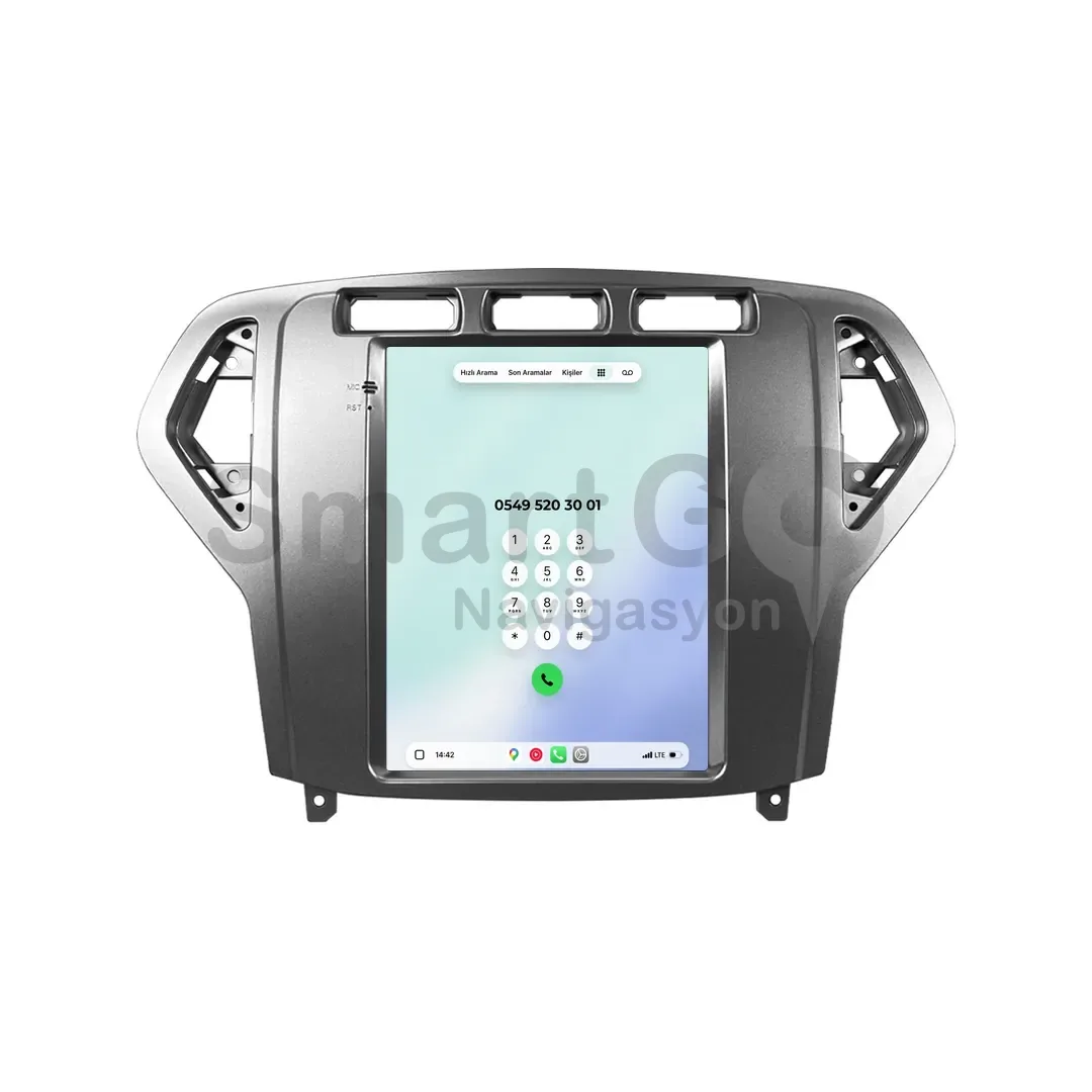 Ford Mondeo Android Tesla Multimedya Sistemi (2007-2010) - 9.7 İnç Gri