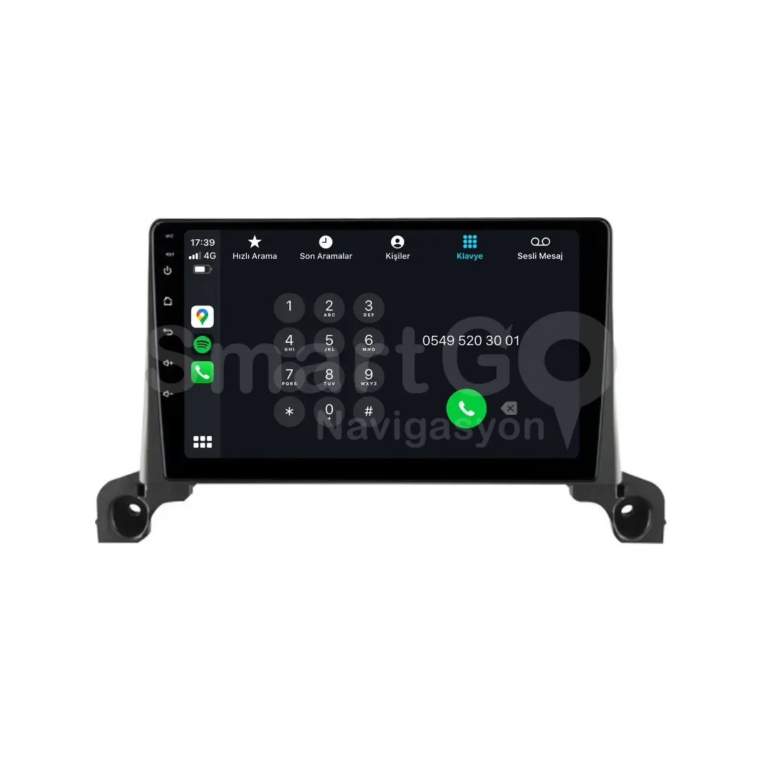 Peugeot 5008 Android Multimedya Sistemi (2017-2023) - 3008 9 İnç