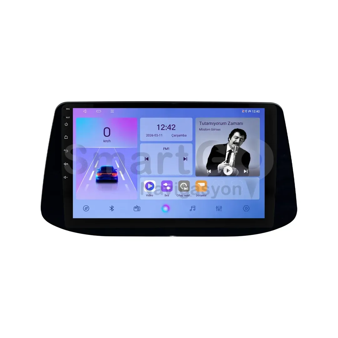 Hyundai i30 Android Multimedya Sistemi (2017-2025) - 9 İnç