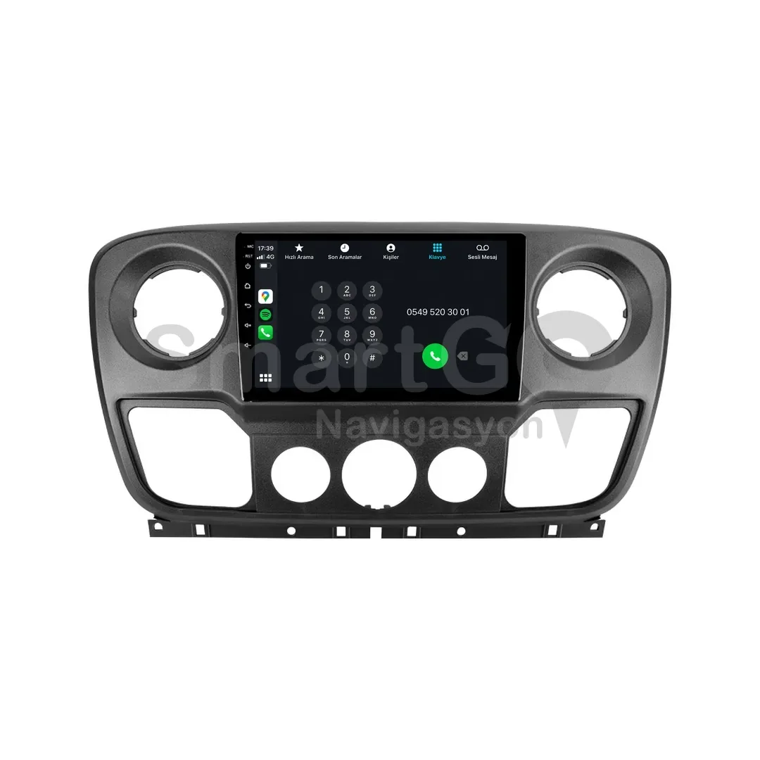 Renault Master Android Multimedya Sistemi (2011-2019) - 10 İnç