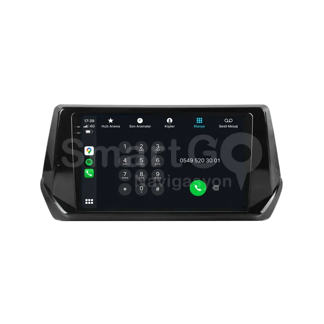 Peugeot 2008 Android Multimedya Sistemi (2020-2025) - 9 İnç