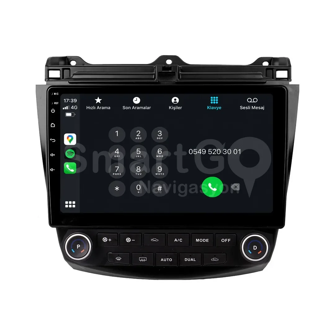 Honda Accord Android Multimedya Sistemi (2003-2008) - 10 İnç
