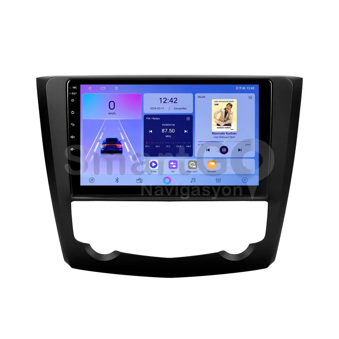 Renault Kadjar Android Multimedya Sistemi (2015-2019) - 9 İnç