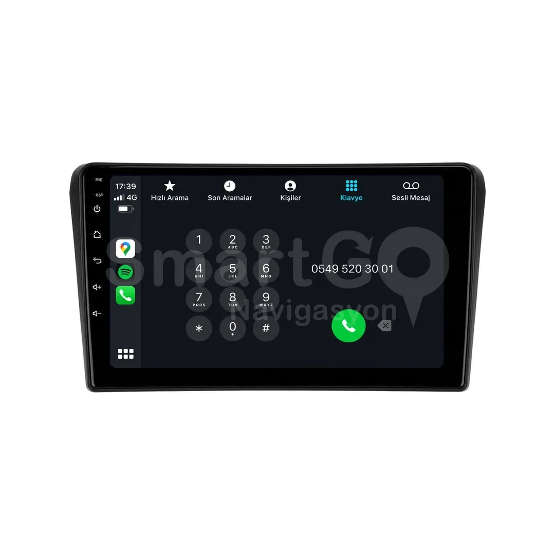 Toyota Avensis Android Siyah Multimedya Sistemi (2003-2009) - 9 İnç