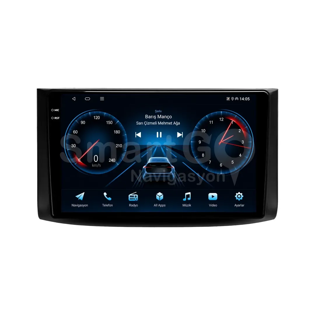 Chevrolet Aveo Android Multimedya Sistemi (2007-2012) - 9 İnç