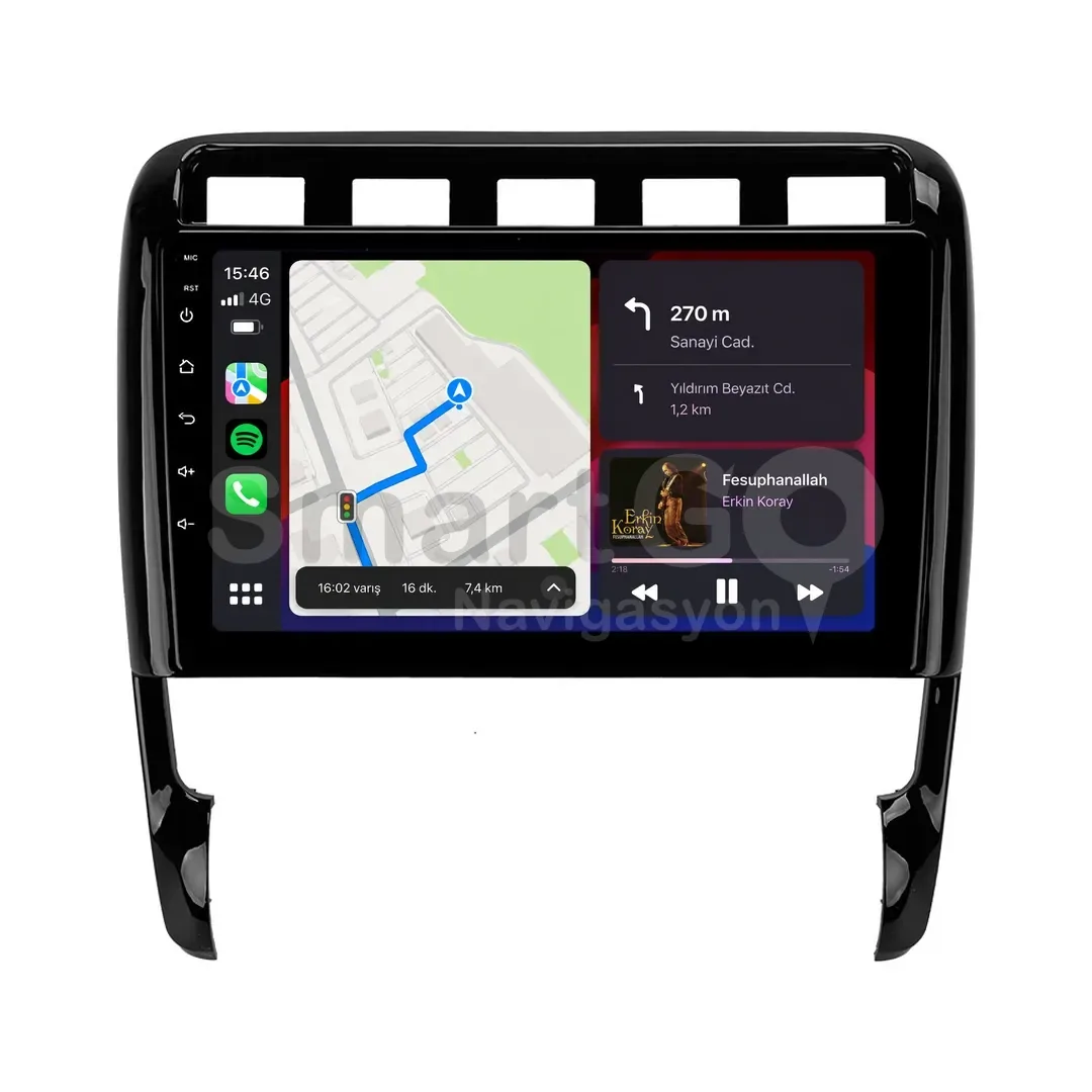 Porsche Cayenne Android Multimedya Sistemi (2003-2010) - 9 İnç
