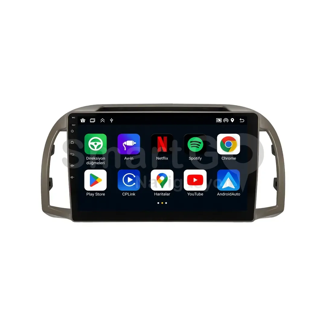 Nissan Micra Android Multimedya Sistemi (2002-2010) - 9 İnç