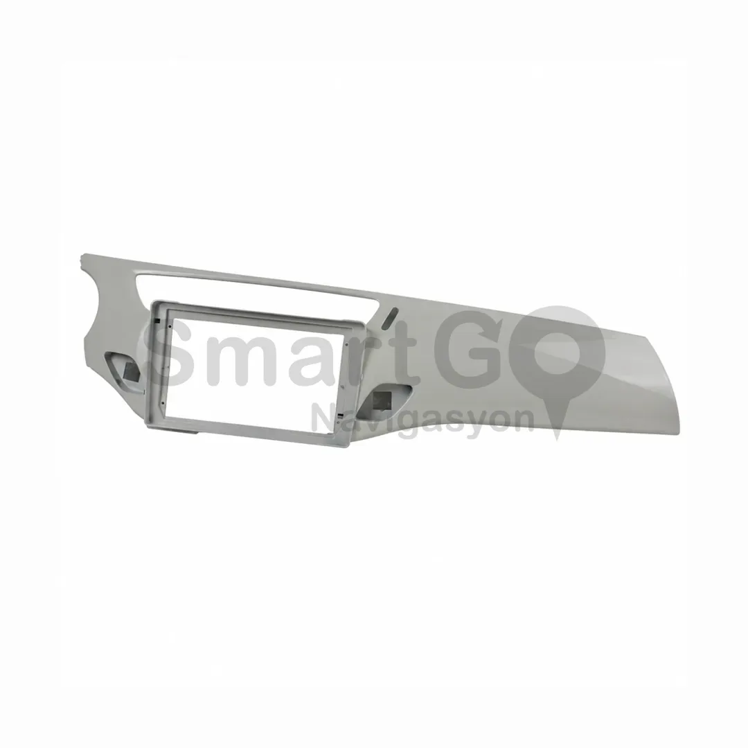 Citroen C3 9 İnç 2010-2015 Beyaz Multimedya Çerçevesi