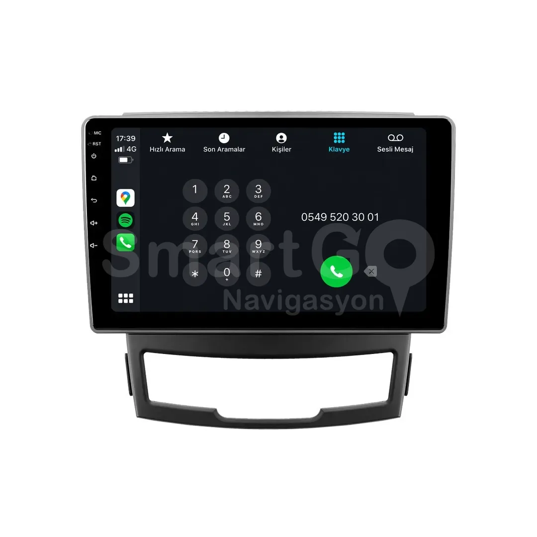 SsangYong Korando Android Multimedya Sistemi (2011-2013) - 9 İnç