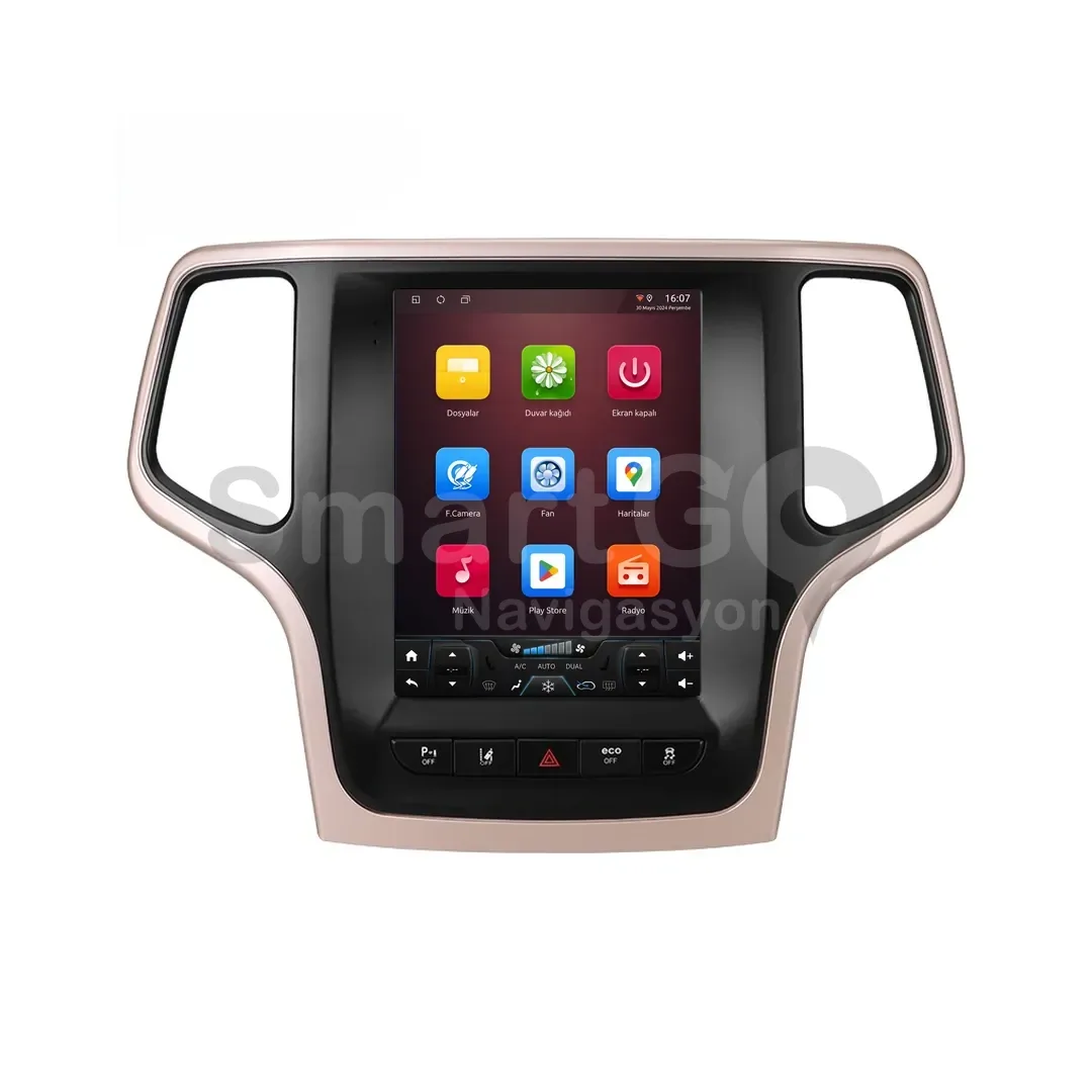 Jeep Cherokee Android Tesla Multimedya Sistemi (2014-2015) - 9.7 İnç