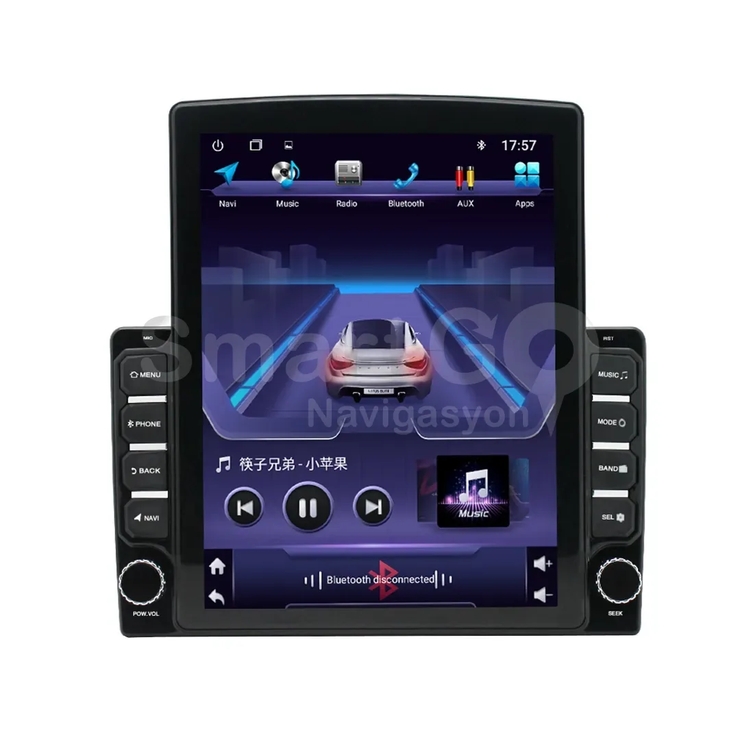 9.7 İnç Universal Tesla Dikey Android Multimedya 4+64 GB