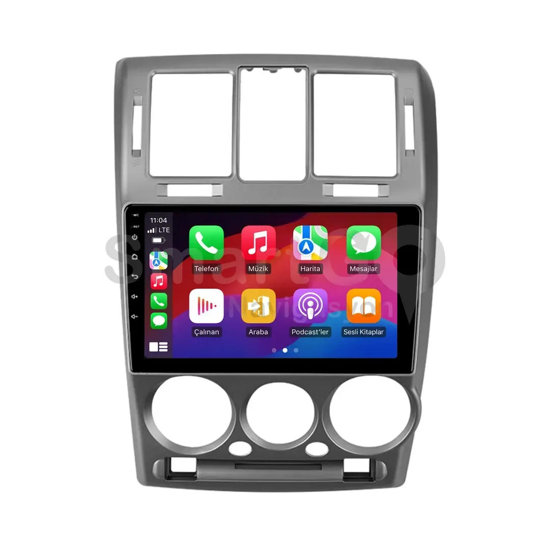 Hyundai Getz Android Multimedya Sistemi (2003-2011) - 9 İnç Gri