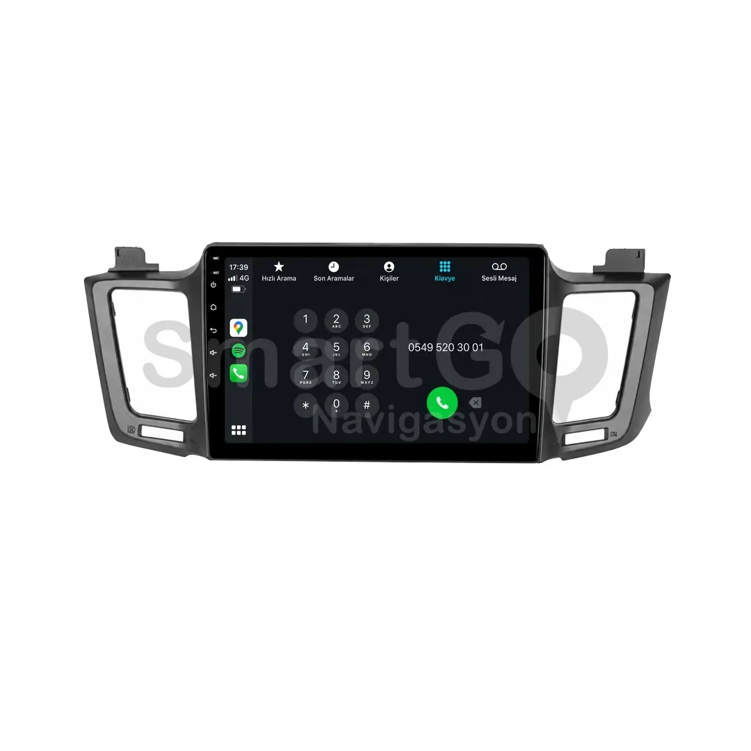 Toyota RAV4 Android Multimedya Sistemi 10 İnç (2013-2018)