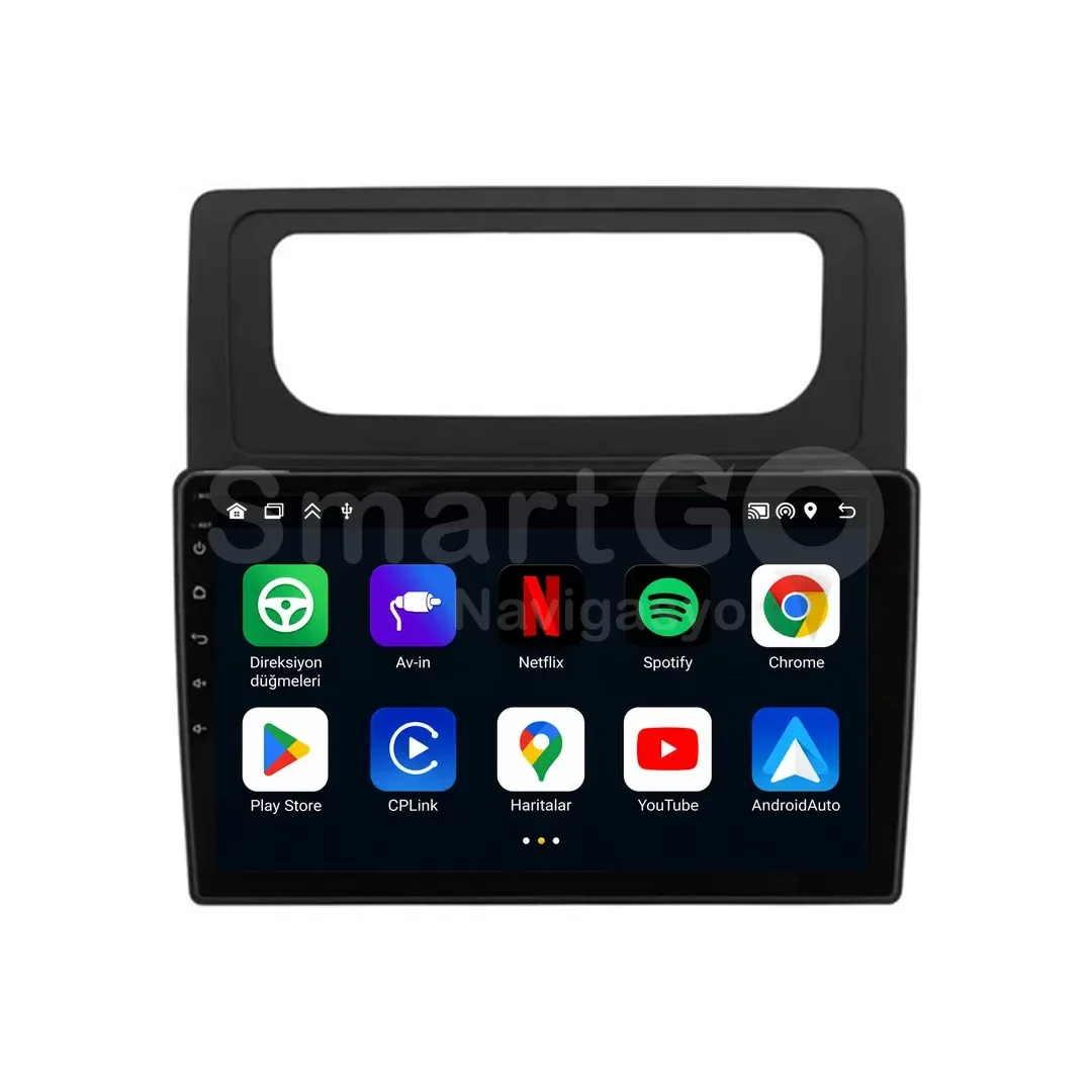 Volkswagen Caddy Android Multimedya Sistemi (2004-2010) - Dijital 10 İnç