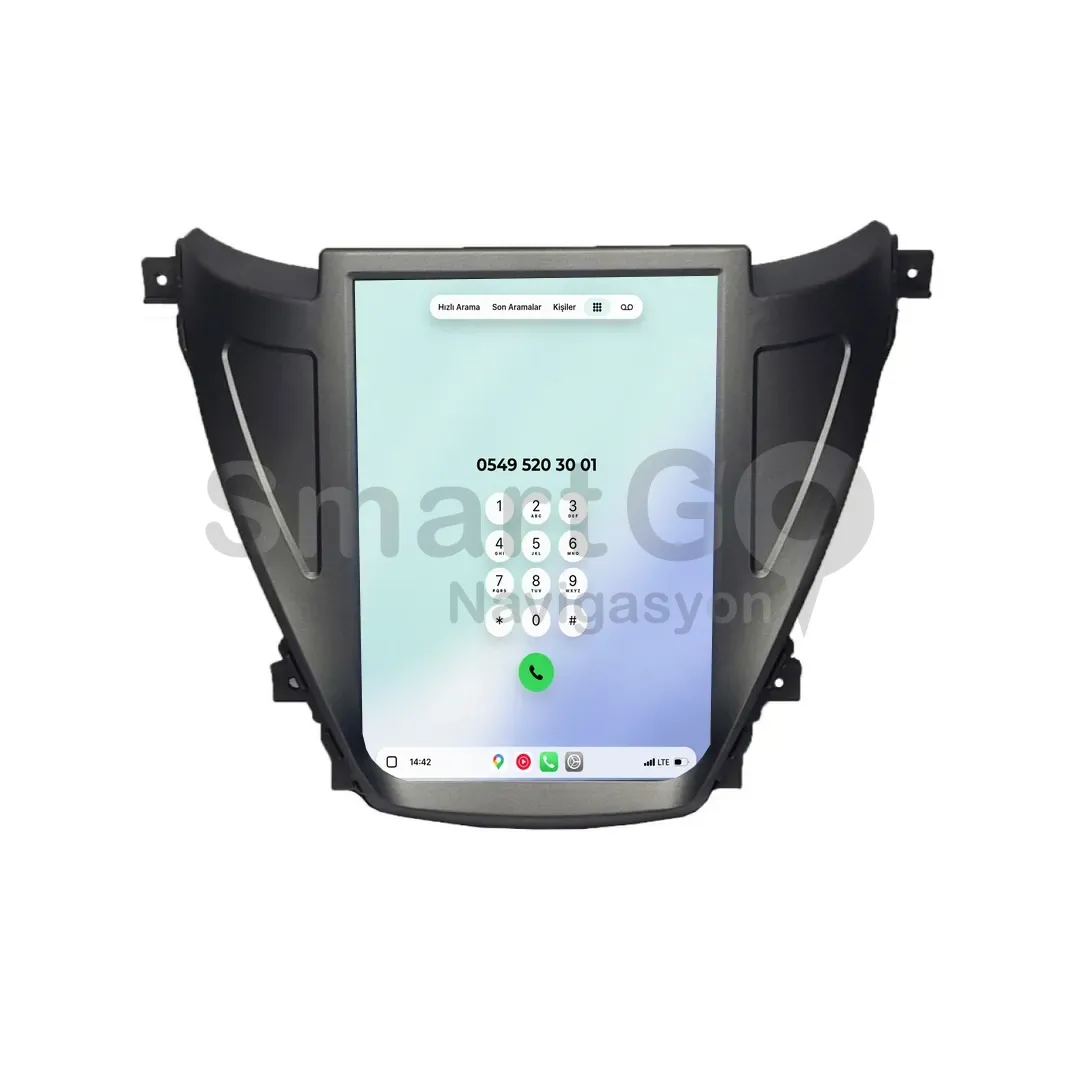 Hyundai Elantra Android Tesla Multimedya Sistemi (2014-2015) - 9.7 İnç Old