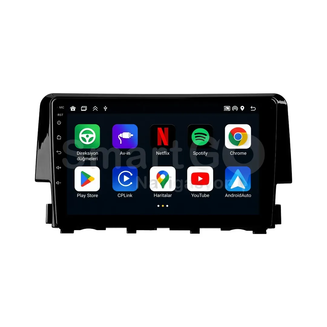 Honda Civic Android Multimedya Sistemi (2016-2021) - 9 İnç