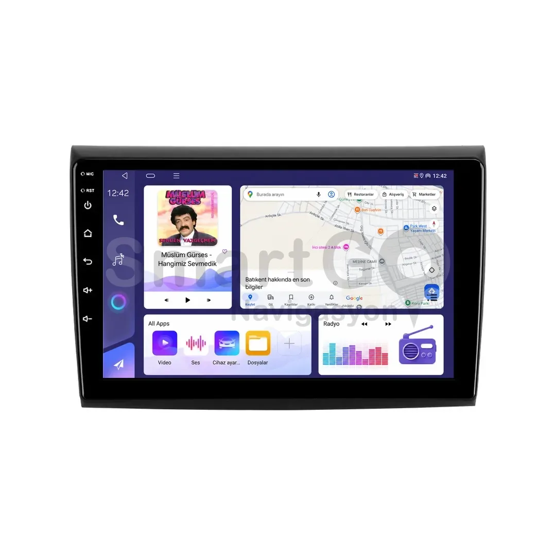 Fiat Bravo Android Multimedya Sistemi (2008-2013) - 9 İnç