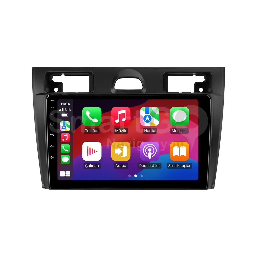 Ford Fiesta Android Multimedya Sistemi (2006-2009) - 9 İnç Gri