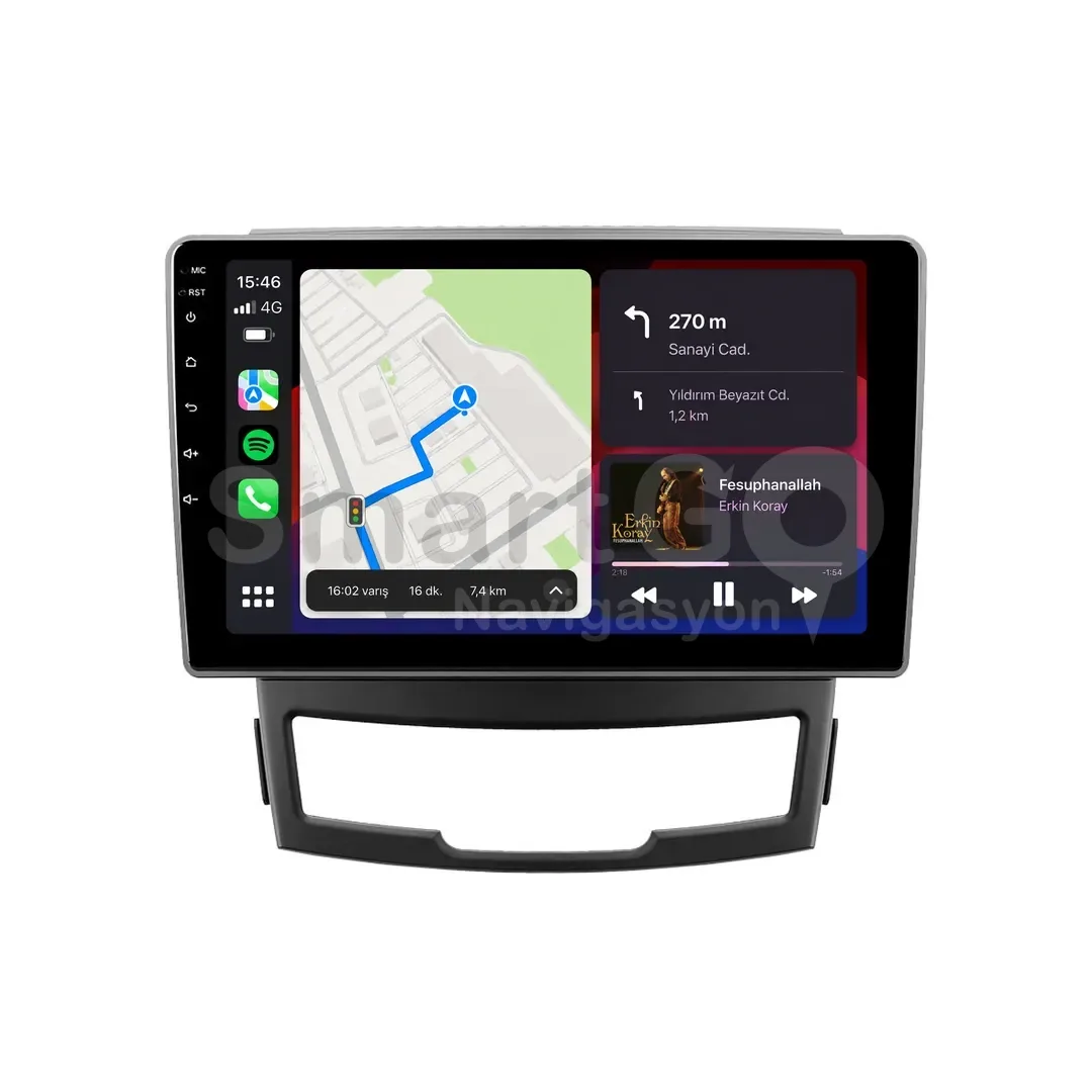 SsangYong Korando Android Multimedya Sistemi (2011-2013) - 9 İnç