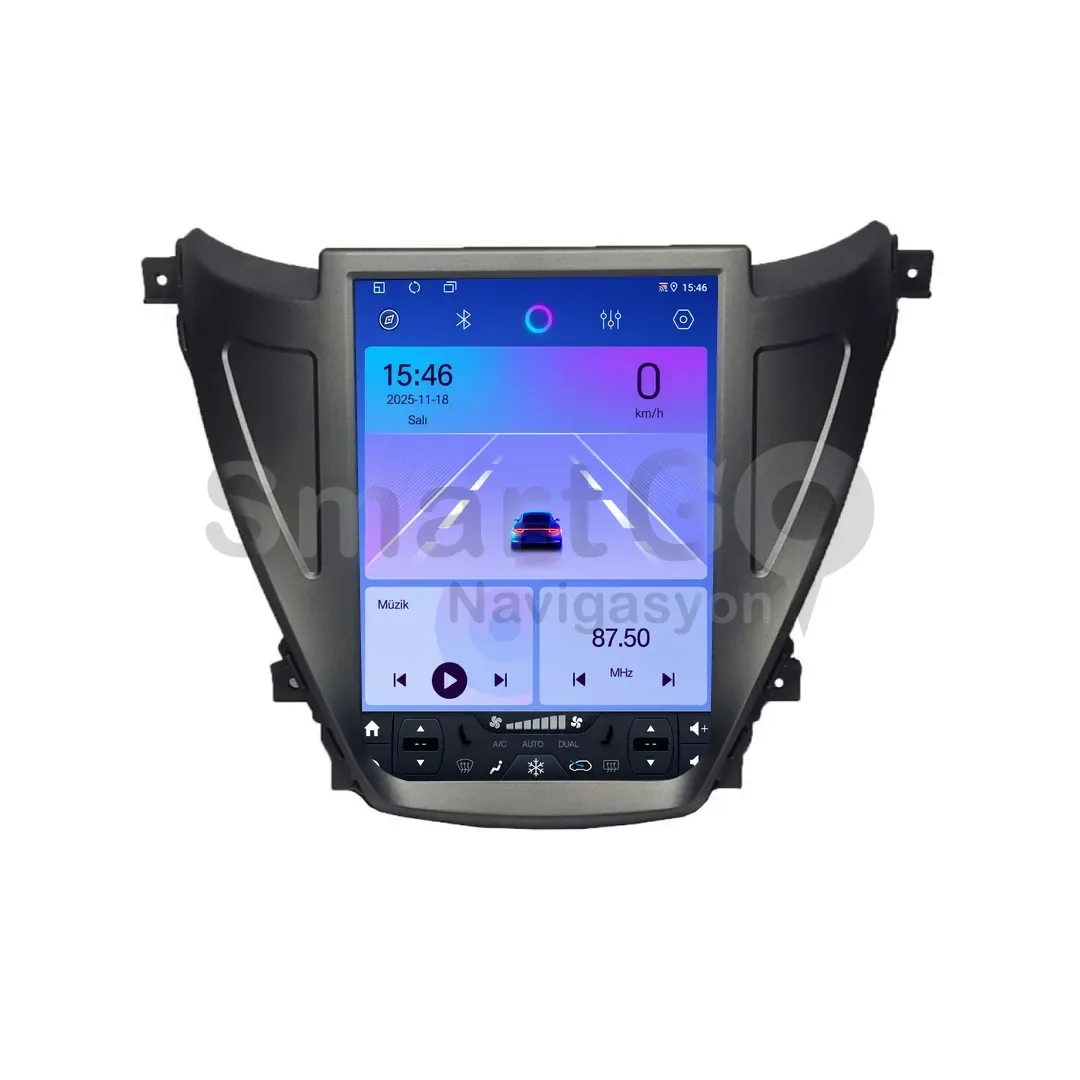 Hyundai Elantra Android Tesla Multimedya Sistemi (2014-2015) - 9.7 İnç Old