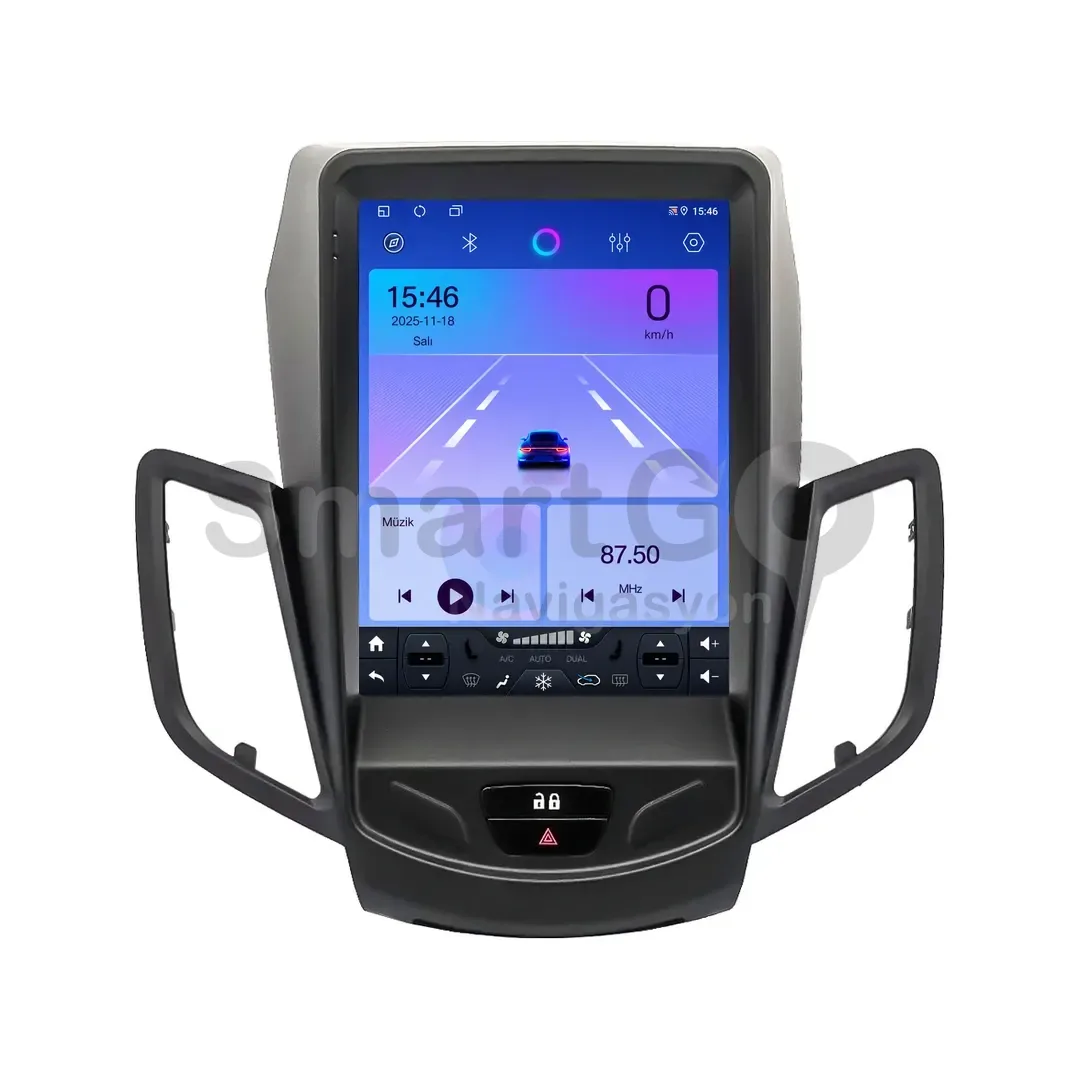 Ford Fiesta Android Tesla Multimedya Sistemi (2009-2017) - 9.7 İnç