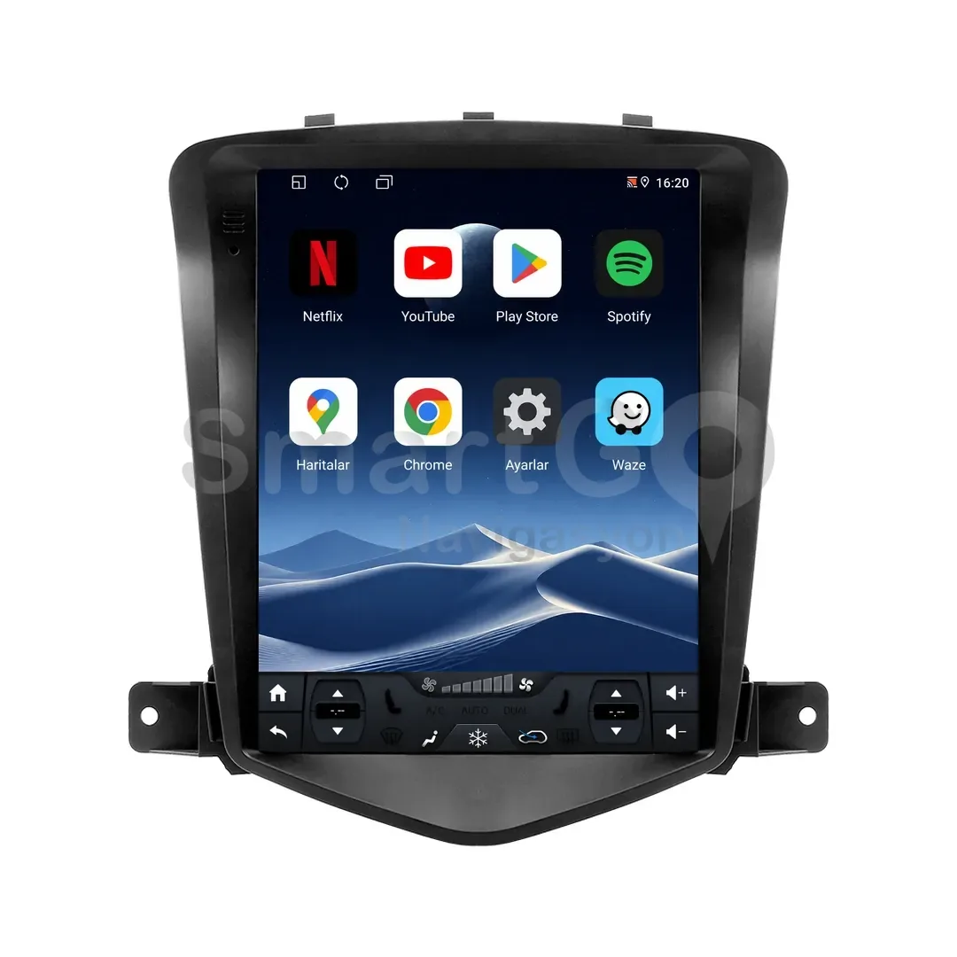 Chevrolet Cruze Android Tesla Multimedya Sistemi (2009-2012) - 9.7 İnç