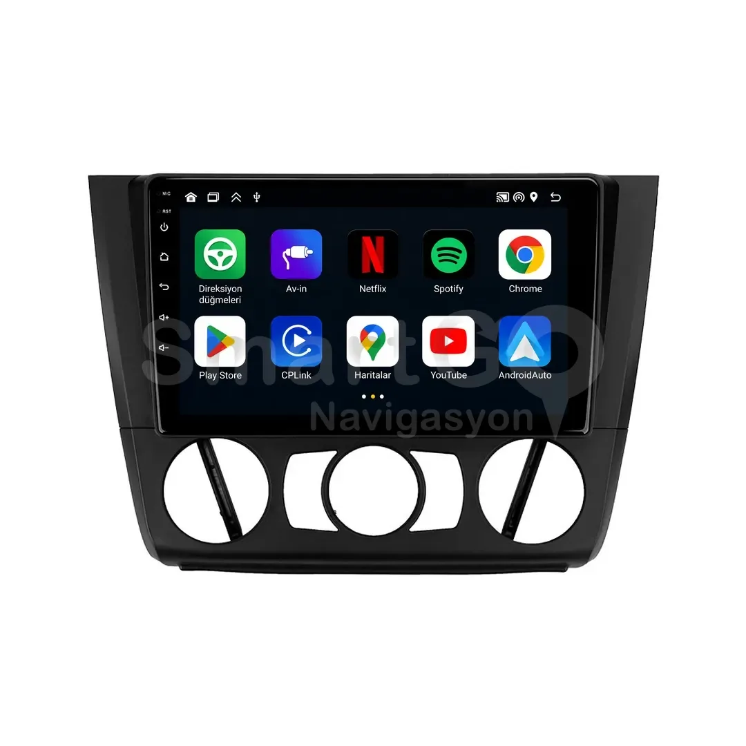 BMW 1 Series Android Multimedya Sistemi (2004-2011) - Manuel 9 İnç