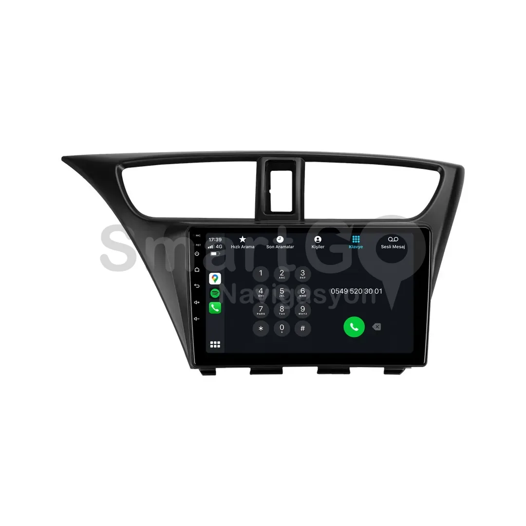 Honda Civic Android Multimedya Sistemi (2013-2016) - 9 İnç
