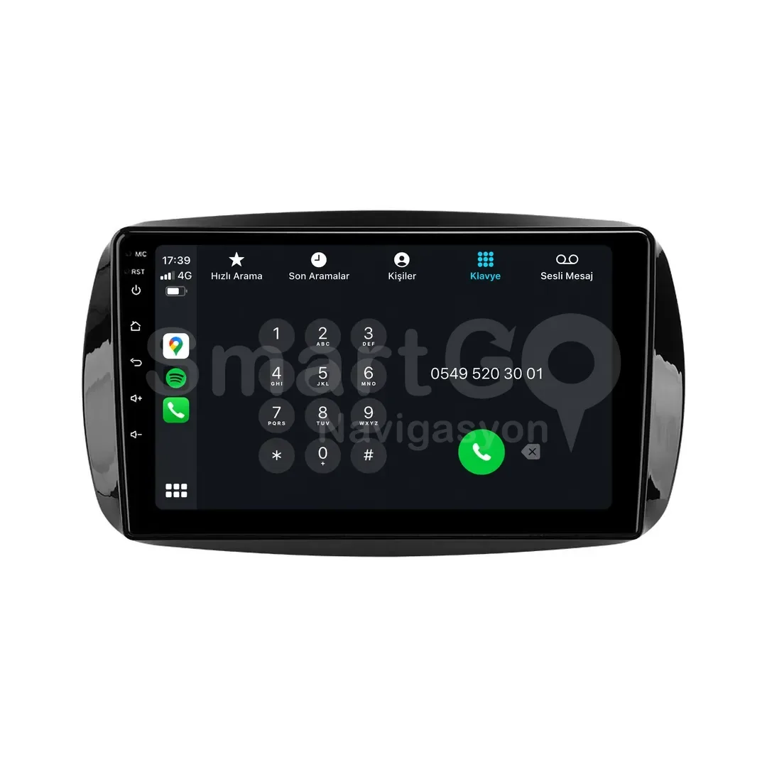 Smart Forfour Android Multimedya Sistemi (2015-2019) - 9 İnç