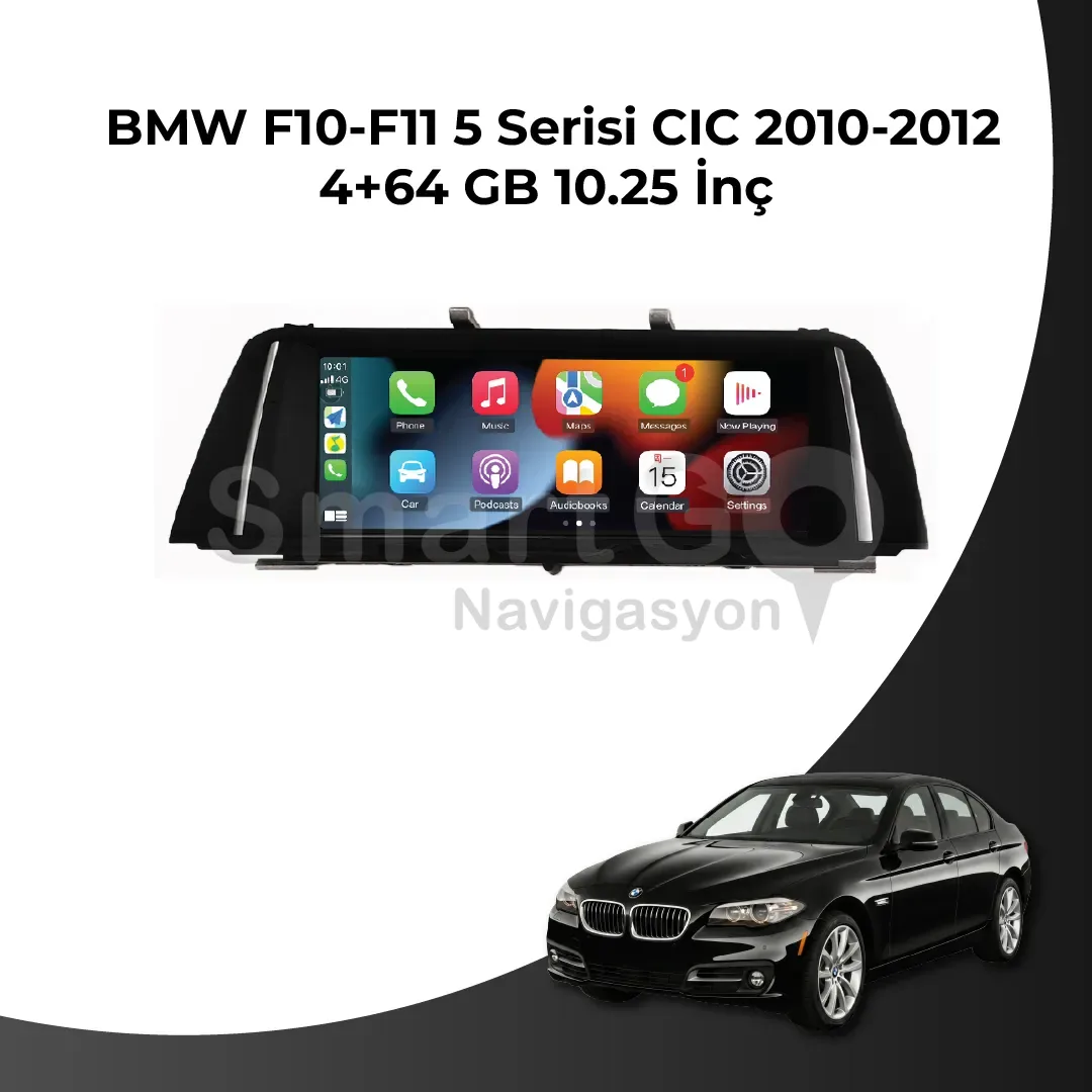 BMW F10/F11 5 Serisi 2010-2012 OEM 10.25 İnç Android Multimedya