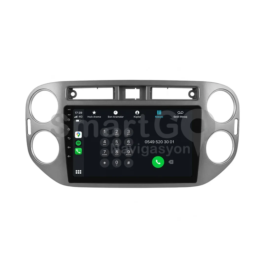 Volkswagen Tiguan Android Multimedya Sistemi (2008-2015) - 9 İnç