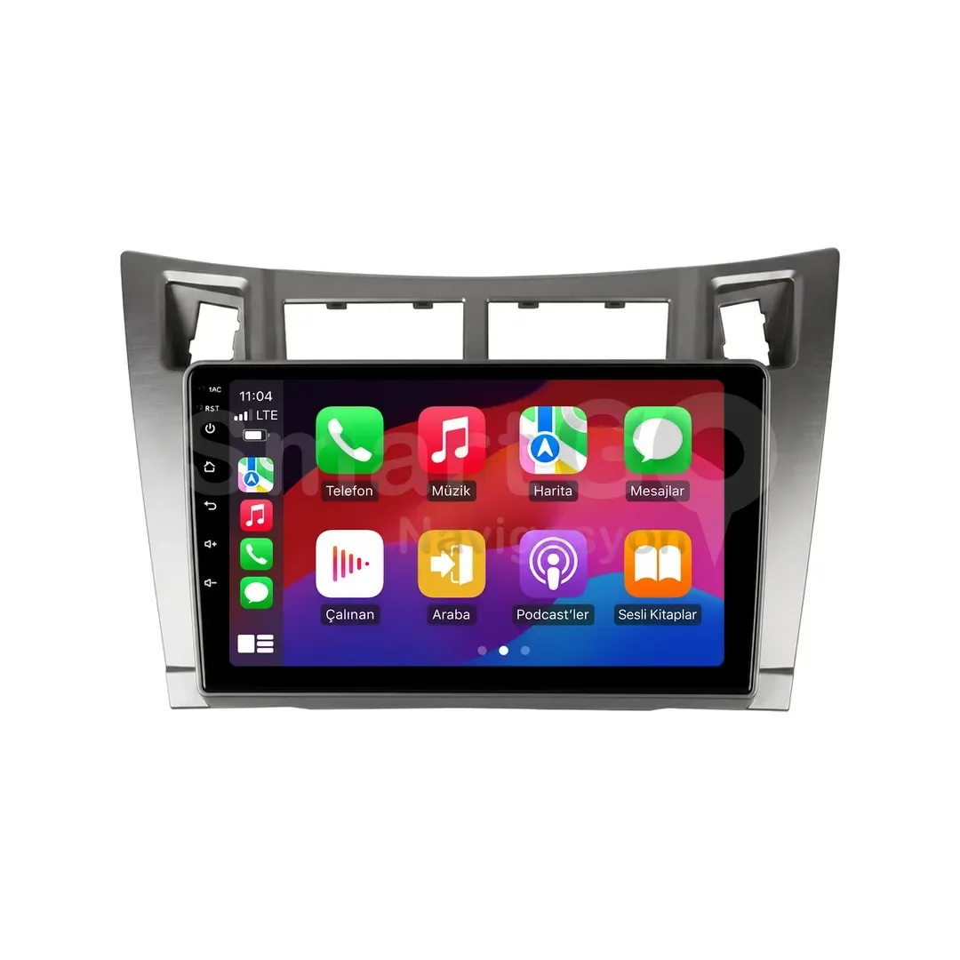 Toyota Yaris Android Multimedya Sistemi (2007-2011) - 9 İnç Gri