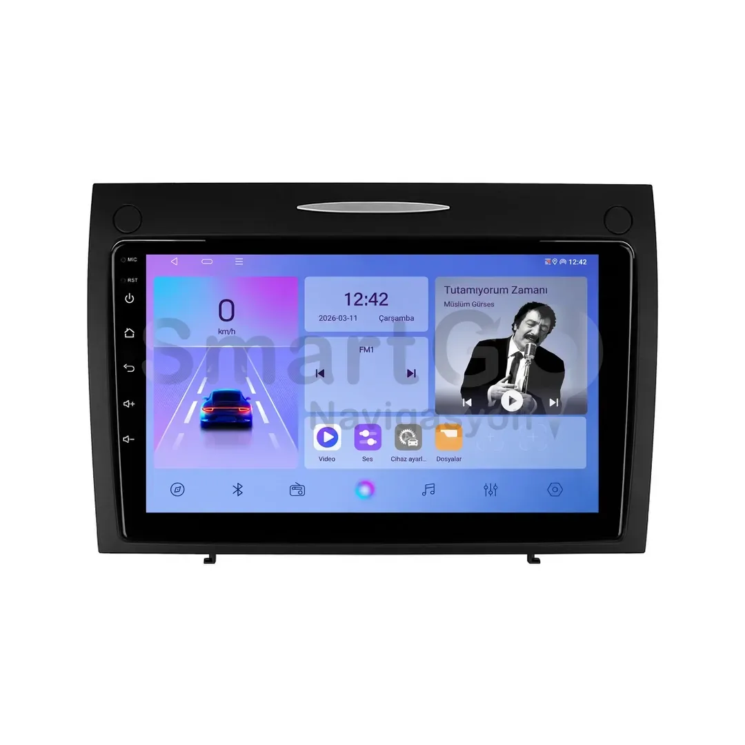 Mercedes SLK Android Multimedya Sistemi (2004-2010) - 9 İnç